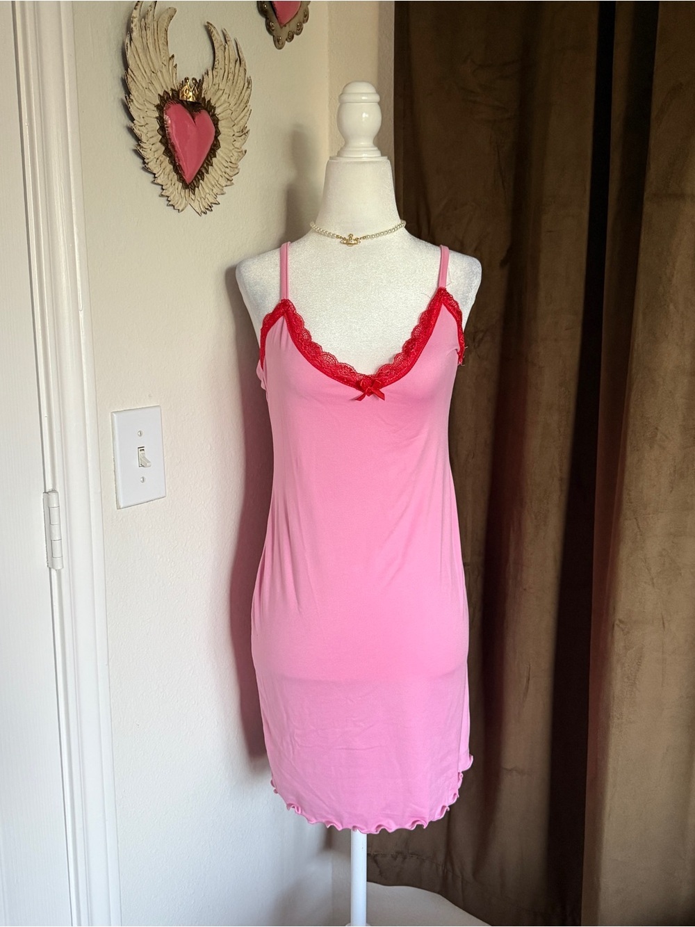 lace slipdress size large